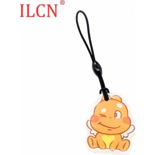 S50 1K 13.56Mhz UID Waterproof Rewritable Keyfob Changeable NFC Card for Cartoon Trinket Key Ring Keychain Token Fast Shipping