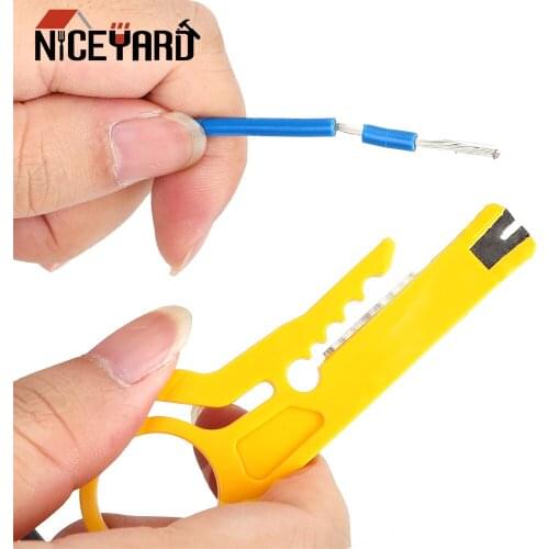 NICEYARD Crimper Plier Multifunction Cable Stripping Wire Cutter Wire Stripper Knife Pocket Crimping Tool