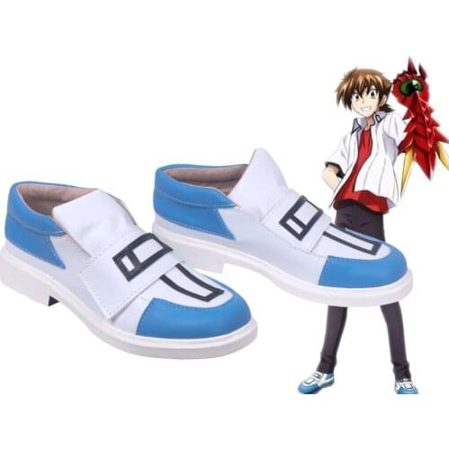 High School DxD BorN Tsto Issei Hyoudou Issei Cosplay Shoes Boots Custom Made