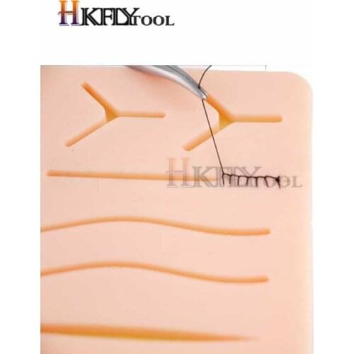 Silicone Human Skin Model Suture Training Practice Pad Surgical Training Practice Kit Tool Medical Suture Pad Tool