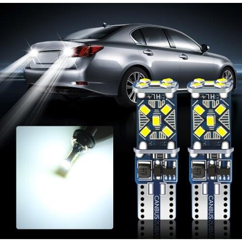 2PCS T10 W5W LED Car Parking Lights for Renault Duster dacia scenic master megane