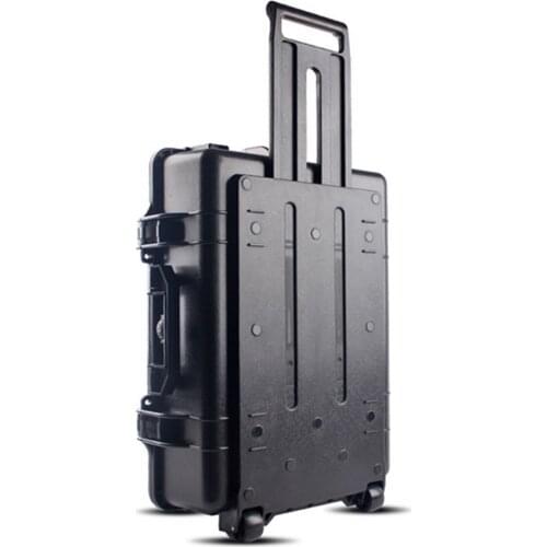 660*500*200mm Waterproof trolley case toolbox tool case Protective Camera Case equipment box with pre-cut foam lining