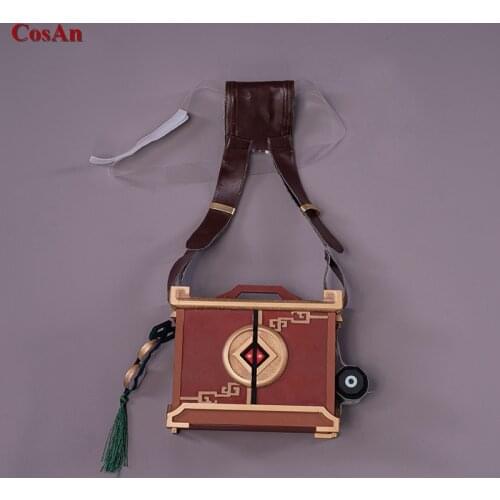 High Quality Prop Game Genshin Impact Yanfei Cosplay Fashion All-Match Lovely Adventure Shoulder Bag Unisex Role Play Used