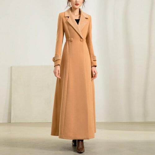 2020 new winter winter winter off season mid length soft and versatile high-end denim coat