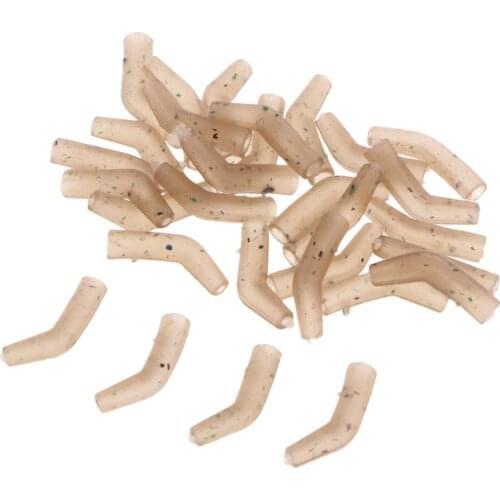 30pc Hook Aligner Sleeve Carp Fishing Line Aligner Hair Rigs Terminal Tackle