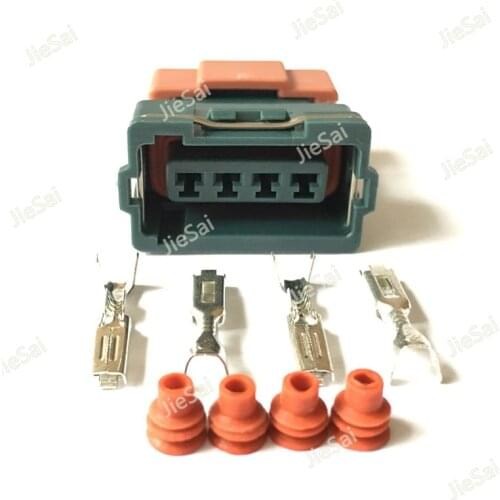 4 Pin Female MAFS S13 SR20 Mass Air Flow Sensor Connector AMP Tyco Plug Electrical Sealed Auto Connector