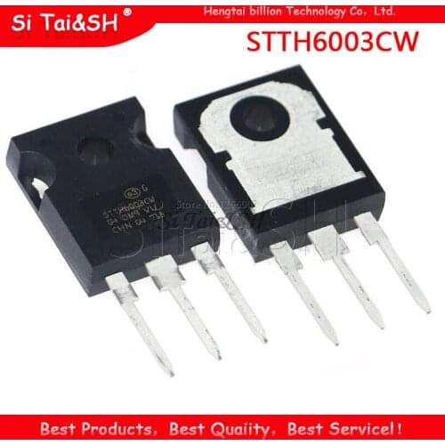 5pcs STTH6003CW TO-247 STTH6003 TO247 300V 60A new original