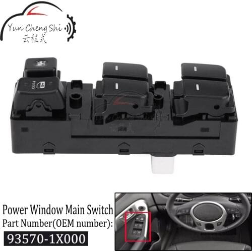 Car Electric Power Window Switch New Window Control Button 93570-1X000 935701X000 For Kia Sportage 2011 2012 2013 2014 2015 16