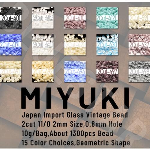 BLUESTAR 2021 MIYUKI Round Japanese Seed Beads Solid Color 2MM 11.0 10 g/Bag about 1300 pcs Clothing Wedding Dress Accessories