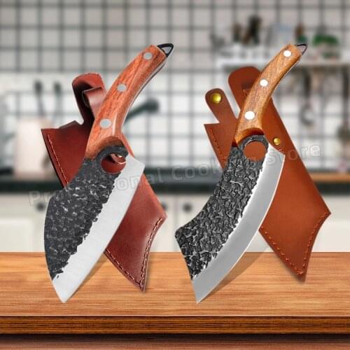 Forged Stainless Steel Boning Knife Meat Cleaver Chef Knife Fish Slicing Knife Kitchen Kitchen Knife Cooking Knife