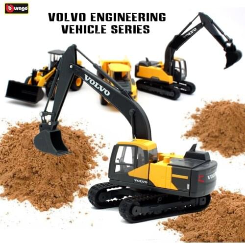 Maisto 1:50 Hot New Product VOLVO Engineering Vehicle Serie Excavator Die-casting car model collection gift toy birthday present