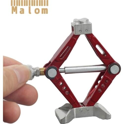 Metal Adjustable Scissor Jack 6 Ton Lift Repair Tool for 1/10 RC Crawler Car Traxxas TRX6 TRX4 Axial SCX10 CC01 D90 Wraith RR10