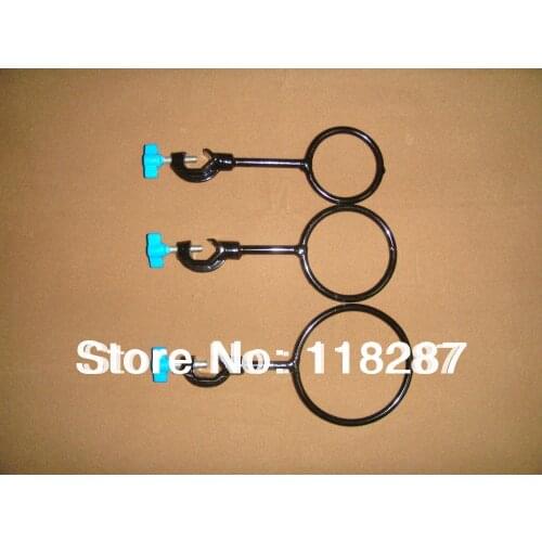 Iron Metal Support Ring dia.50mm 65mm 85mm Lab Stand Base with Jackscrew