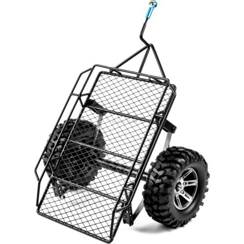 Metal Hitch Mount Trailer Simulation Trailer For 1/10 1:10 RC Rock Cralwer Car Axial SCX10 CC01 D90 Traxxas TRX4 TAMIYA Cars