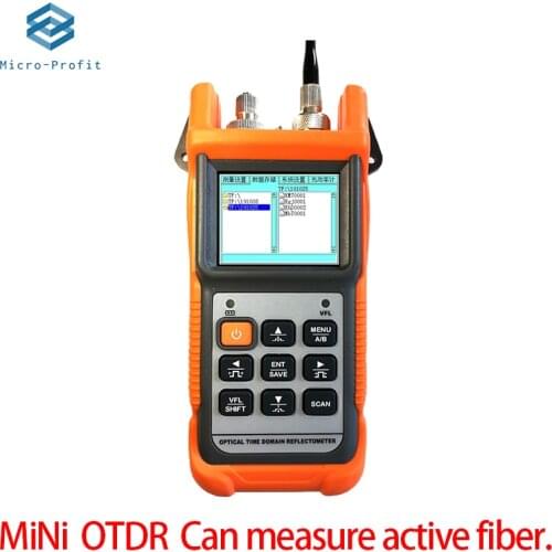 Mini OTDR CY190Pr FTTH Handheld with Optical Power Meter + VFL Multifunction can 1550nm fc/upc sc/upc Test Active Fiber OTDR