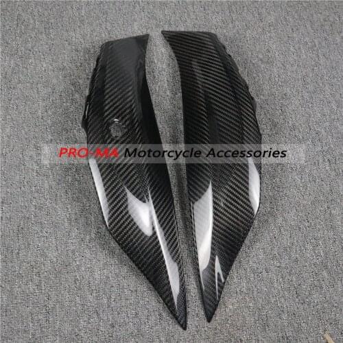 Motorcycle Fairing Tail Seat SideShield in Carbon Fiber For Kawasaki ZX-10R 2016 2017 2018 Twill glossy weve