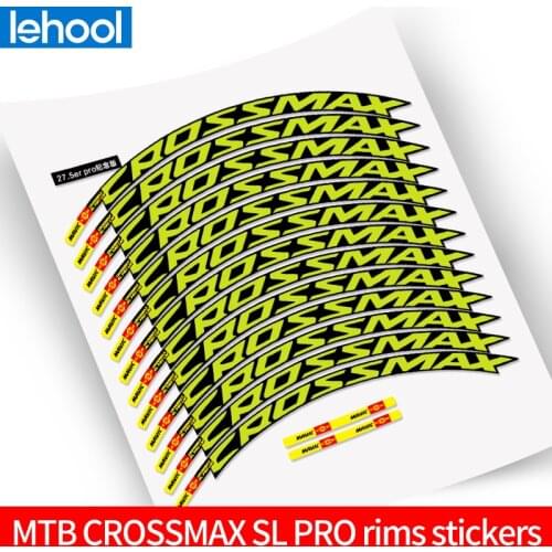Mavic CROSSMAX SL PRO rims stickers bike wheel set decals suit for 26/27.5/29er use for two wheels decals