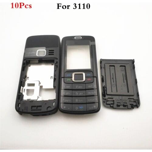 Original For Nokia 3110 3110C Housing Front Faceplate Frame Cover Case+Back cover/battery door cover+Keypad