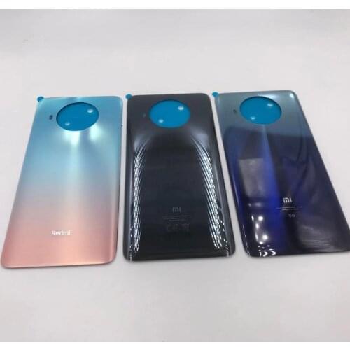 Original For Xiaomi Redmi Note 9 Pro 5G Back Battery Cover Rear Glass Door Housing Case Note9 Pro 5G With Adhesive Sticker