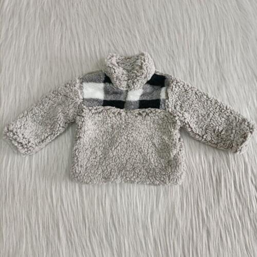 Lovely children new design long sleeve jacket zip top thick coat for the baby girls baby Winter Outfits