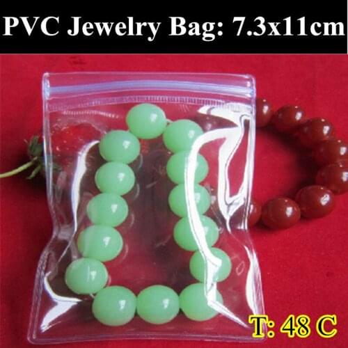 200pcs/lot 7.3cm*11cm 0.48mm Thickness Self Adhesive Seal Plastic Bags,Resealable Retail Bages,Jewelry/Rings/Earrings Bages