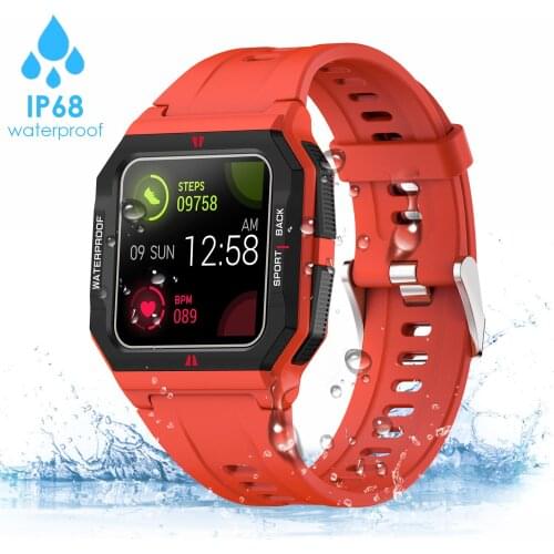TF10 Retro Watch Fitness Tracker Waterproof Monitor Smart Bracelet 1.3-inch Full-screen Touch Intelligent Wearable Accessories