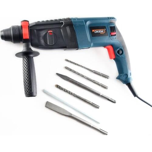 Light Impact Electric Hammer Electric Pick Power Tool 26 Multifunctional Concrete Breaker With 5 Drill Bits 800W Electric Drill