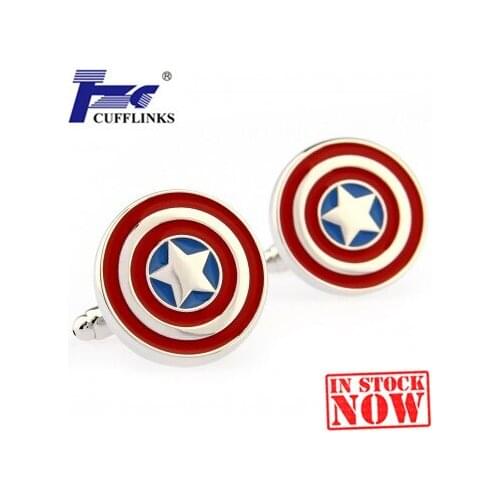 TZG01916 Superhero Super Hero Cufflink Cuff Link 2 Pairs Free Shipping Promotion