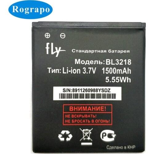 3.7V 1500 mAh Replacement BL3218 Battery For Fly Era Windows IQ400W BL 3218 Bateria Batterie mobile Phone Batteries
