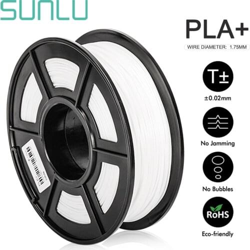 3d Printer PLA Plus Filament Samples White Color 1KG/roll 1.75mm For 3D Printer And 3D Pen Eco-friendly Refill