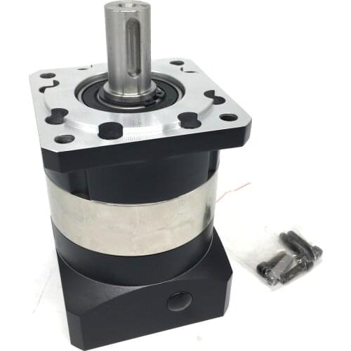 7 arcmin high precision gearbox, Ratio 4 planetary reducer for 40mm servo,8mmshaft/100W servo motor spur gearbox