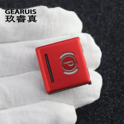 Car Styling Parking Brake Handbrake P Buttons Switch Stickers Covers Trim For BMW 7 Series E66 E65 Interior Auto Accessories
