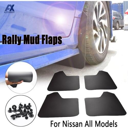 For Nissan X-Trail Rogue Qashqai Sunny Juke Titan Frontier March Xterra Tiida Pulsar Mud Flaps Mudflaps Splash Guards Mudguards
