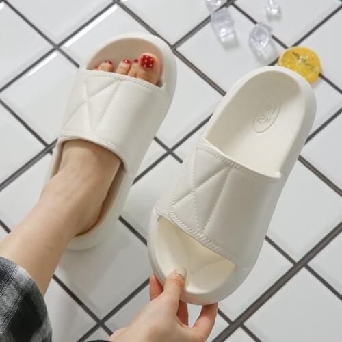Quick-drying Thickened Non-slip Sandals Thick Sole House Slippers Women Bathroom Footwear Summer Beach Slipper Sandal For Men