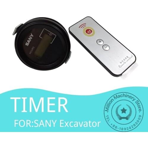 For SANY SY Excavator Time Remote Hour Meter Timetable With Control Timer Diesel Petrol Engine Excavator