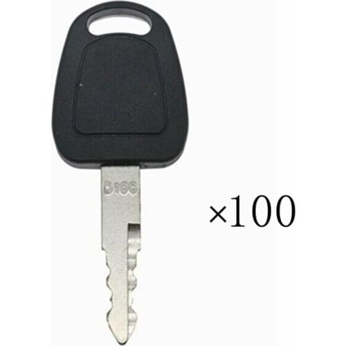 100pc Keys For Doosan For Daewoo For Terex For Bobcat E80 E900 Excavator # K1009605 D100