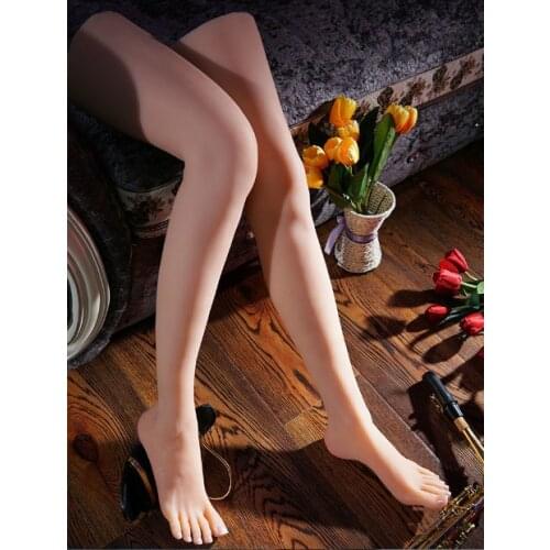 Foot Model Love Foot Simulation Leg Mannequin Silicone Therapy Teaching Stockings Foot Model