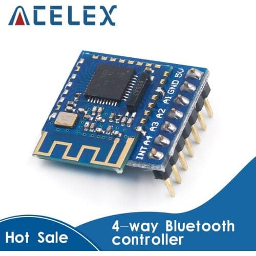 NEW 4-way Bluetooth controller Bluetooth module mobile phone APP control switch single-chip relay BLK4