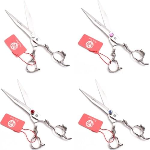 8" 22cm JP 440C Scissors For Animals Dogs Hair Shears Regular Shears Straight Shears Pets Scissors Puppy Grooming Scissors Z9101