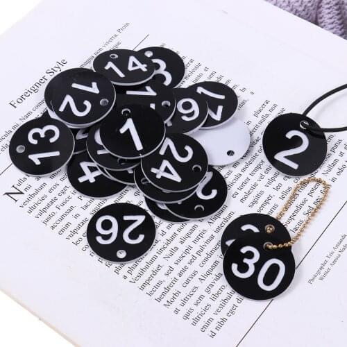 Plastic Number Tag Husbandry Supplies Farm Number Tag Beekeeping Tool Numbered Tag for Animal Husbandry Farm Digital Number Card