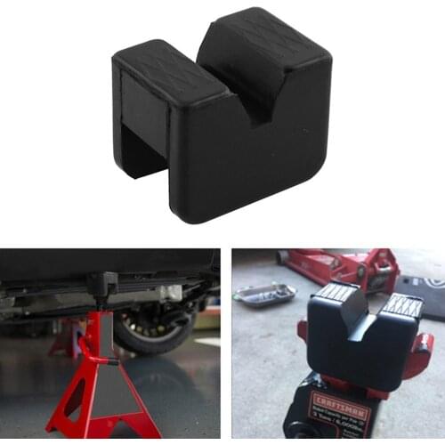 Car Lift Jack Stand Rubber Pads Floor Jack Pad Adapters Stands Mat Frame Rail Adapter Car Jacks Lifting Car Repair Tools