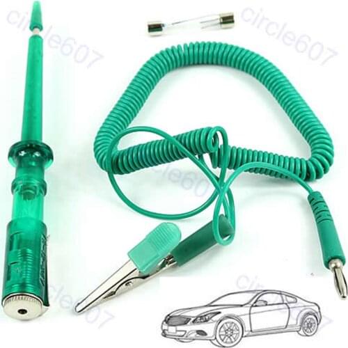 Durable Auto Circuit Tester 6V 12V 24 Volts Voltage Gauge Car Test Light Bulb