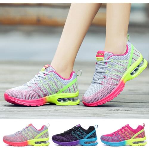 Sport Running Shoes Woman Outdoor Breathable Comfortable Shoes Lightweight Athletic Mesh Sneakers