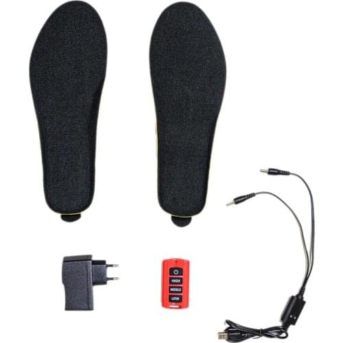 1900Mah Heating Insoles With Wireless Remote Winter & Spring Women Men Warm Electric Remote Heated Insole Size 35-46 Cut to Fit