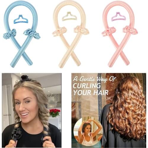 Heatless Curling Rod Hair Roller Set Salon Hair Dressing Curler Hair Curlers Make Hair Soft And Shiny Lazy Curler Hair Rollers