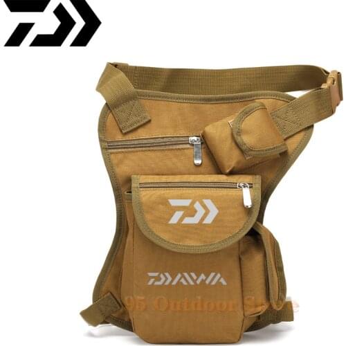 Daiwa Military Tactical Drop Leg Bag Tool Fishing Thigh Pack Hunting Bag Waist Pack Motorcycle Riding Men Military Waist Packs