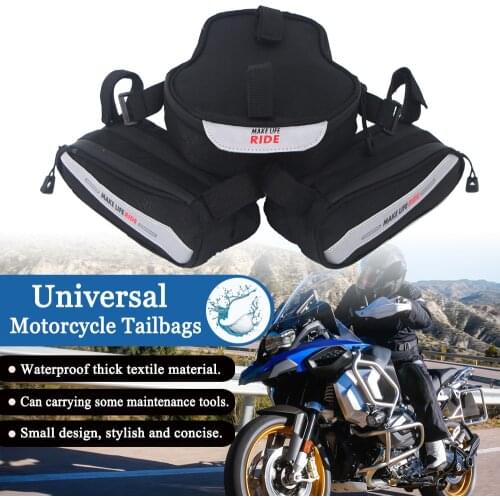 Tailbag For BMW C400 GT X R1250GS R1200GS ADV 2004-2021 For Honda CRF1000L Africa Twin Waterproof Motorcycle Tail Bag Saddlebags