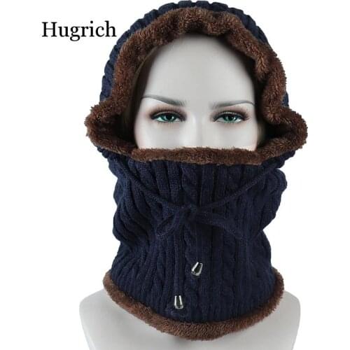 Winter Knitted Beanie Men Scarf Skullies Beanies Winter for Women Men Caps Gorras Bonnet Mask Brand Hats
