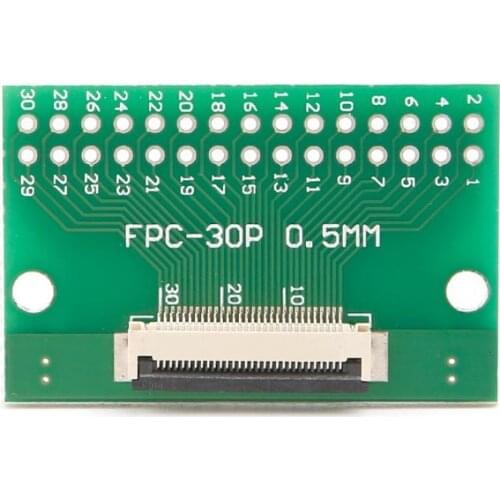 0.5mm FPC/FFC To 2.54mm FPC/FFC SMT PCB Converter Board Welding With Connector L4MB