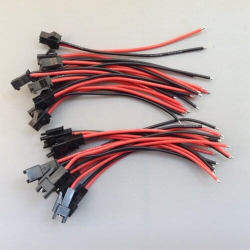 10PCS SM-2P Plug Air Docking/extra Soft Silicone Cable/model Battery Cable/connector